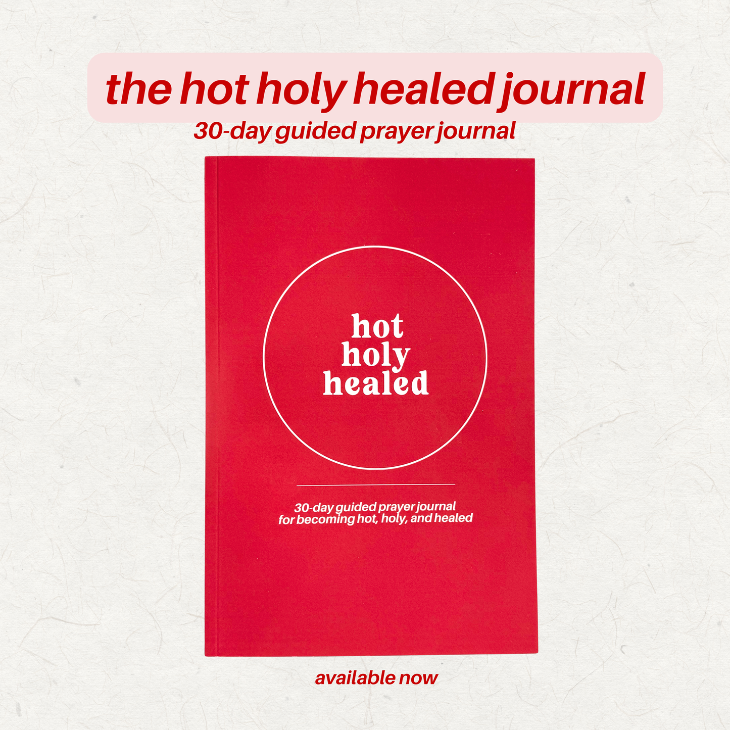 hot holy healed journal | 30-day guided prayer journal