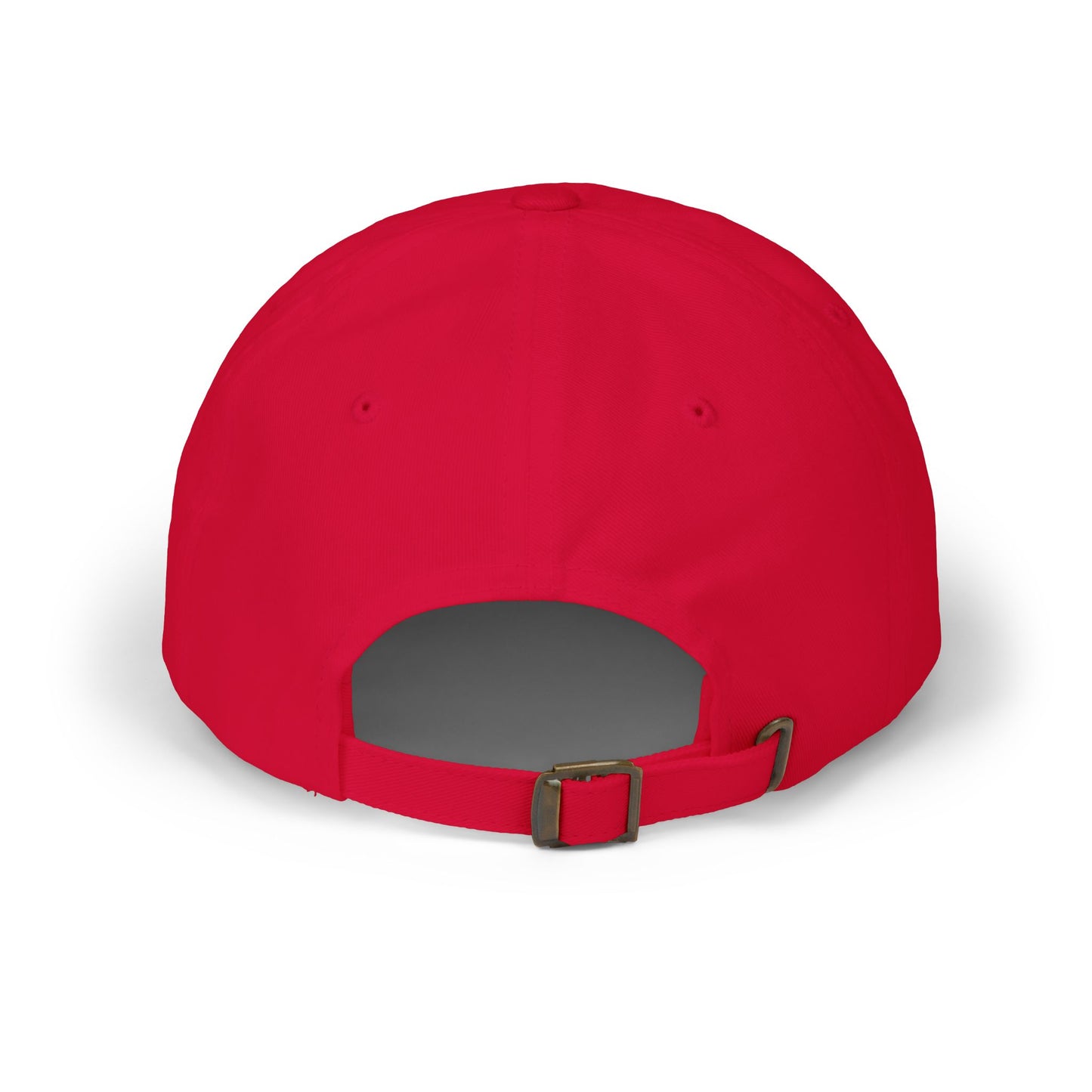 hot holy healed | embroidered hat in red